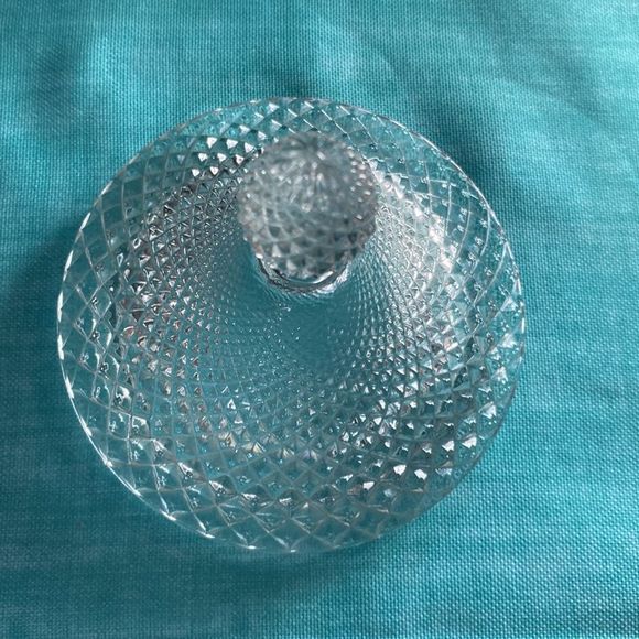 Vintage Cut Class Vase Urn With Lid - Picture 10 of 14